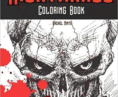 Coloring Book: Horrid Demons, Zombies, Screaming Skulls, Horror Monsters